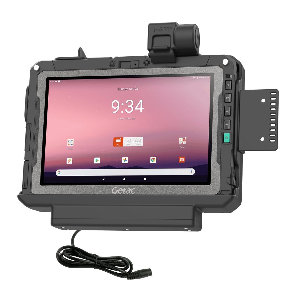 Getac ZX 10的RAM® Form-Fit电动底座