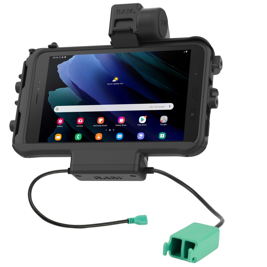 RAM®扁平电源+适用于Tab Active 5和3的双USB底座