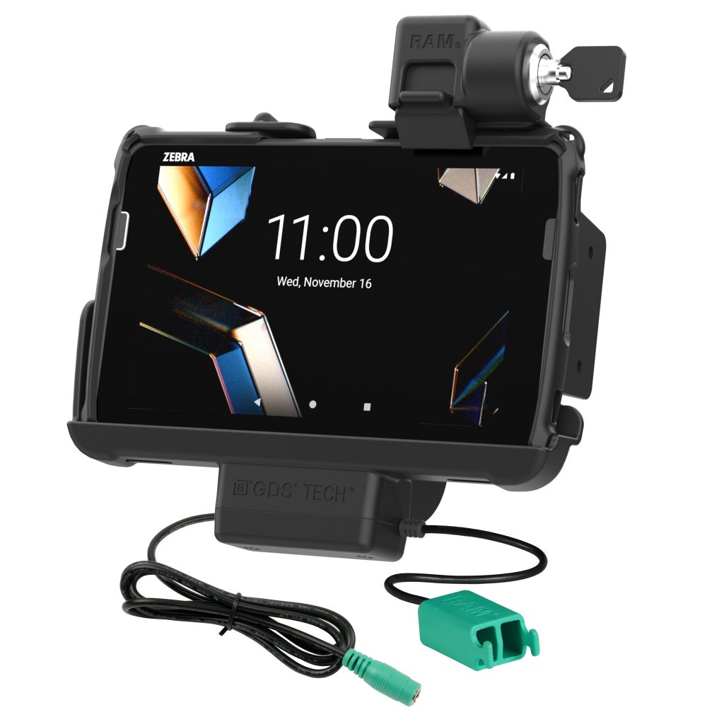 锁定RAM® Tough-Dock™电源+双USB for Zebra ET 4x 8英寸