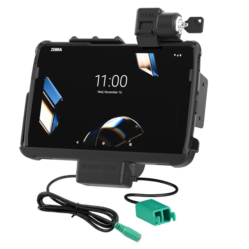 锁定RAM® Tough-Dock™电源+双USB for Zebra ET 4x 10英寸