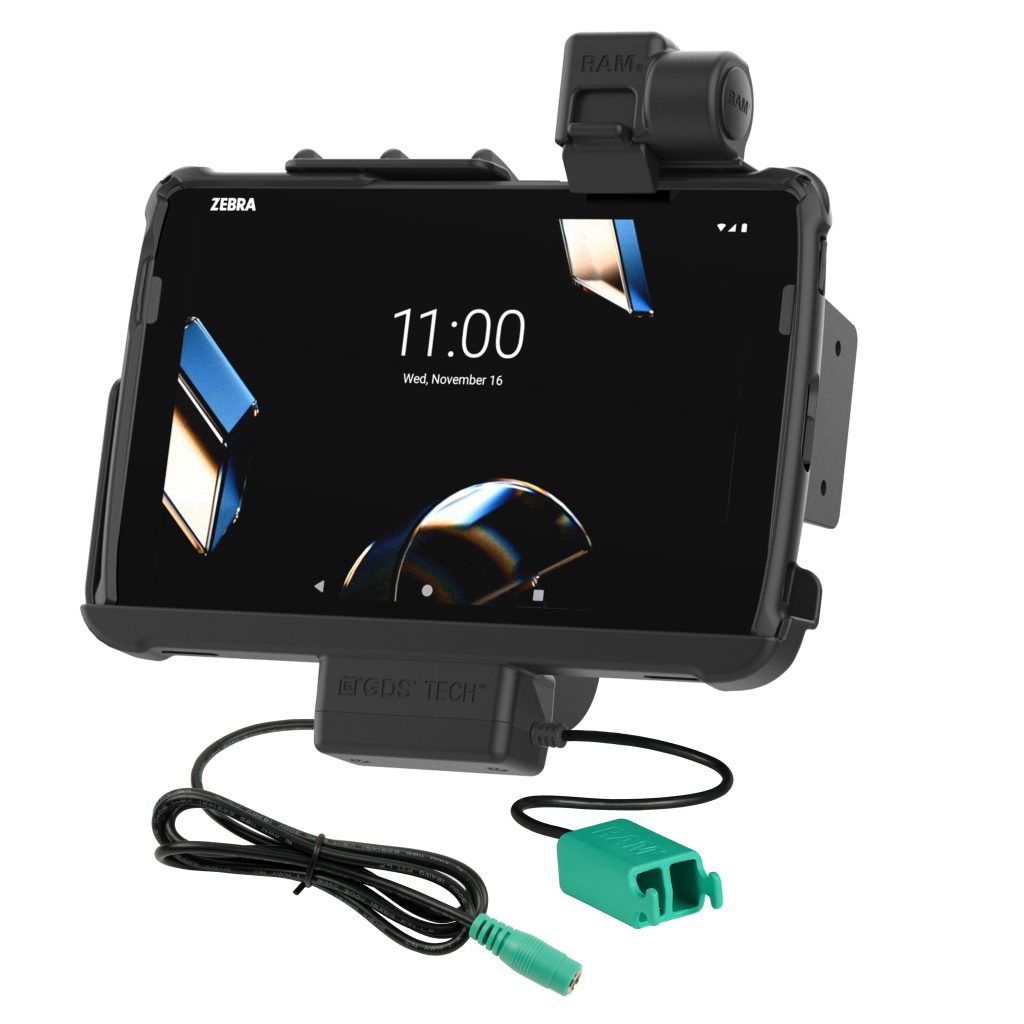 RAM® Tough-Dock™电源+双USB，适用于Zebra ET 401 10英寸