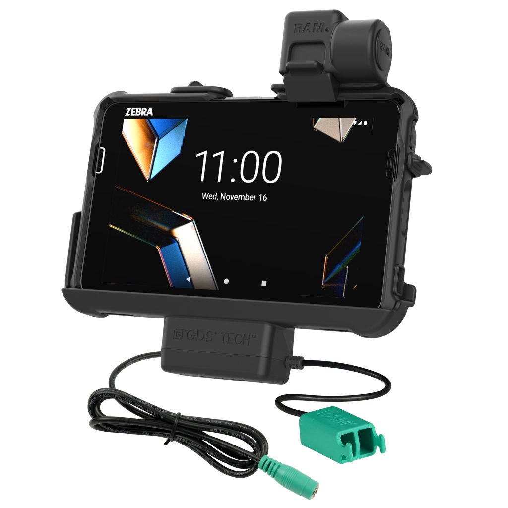 RAM® Thin-Dock™ +适用于Zebra ET 401和ET 4x 8英寸的双USB