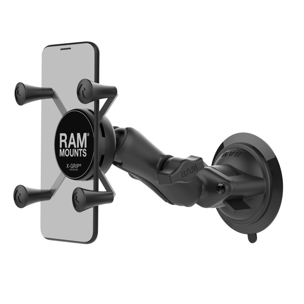 带有Twist-Lock™吸盘底座的RAM® X-Grip®手机支架